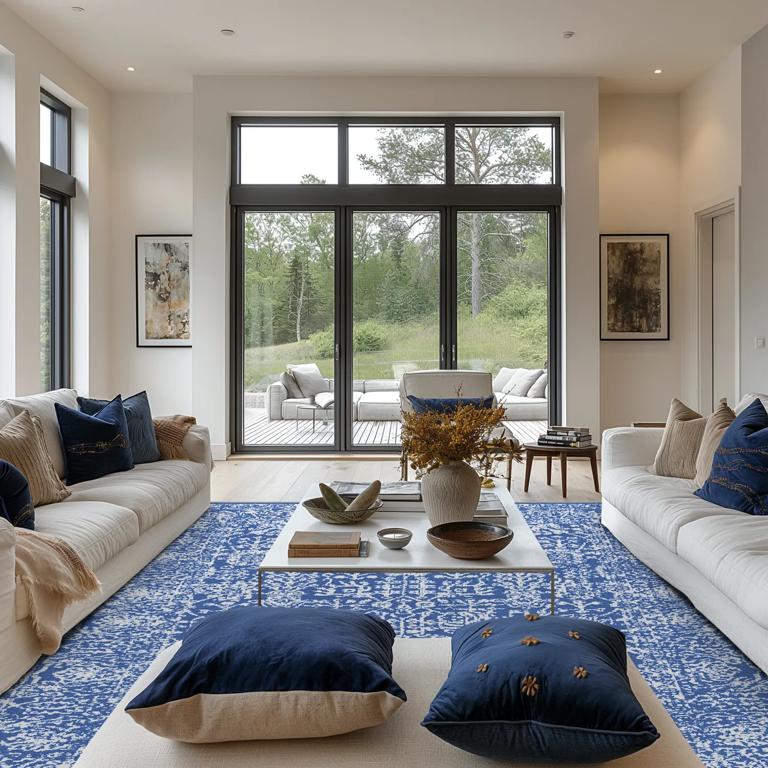 Koberec Wilton - Menfi (modrá)