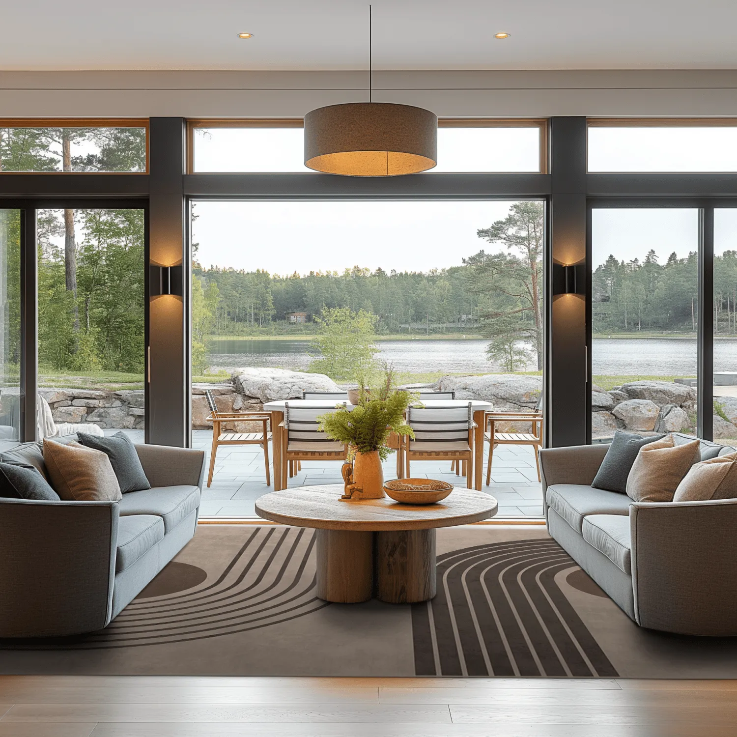 Koberec Wilton - Moudania (hnedá/čierna)