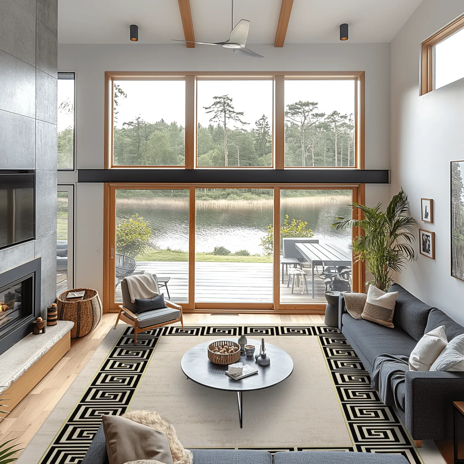 Koberec Wilton - Mytos (béžová/čierna)