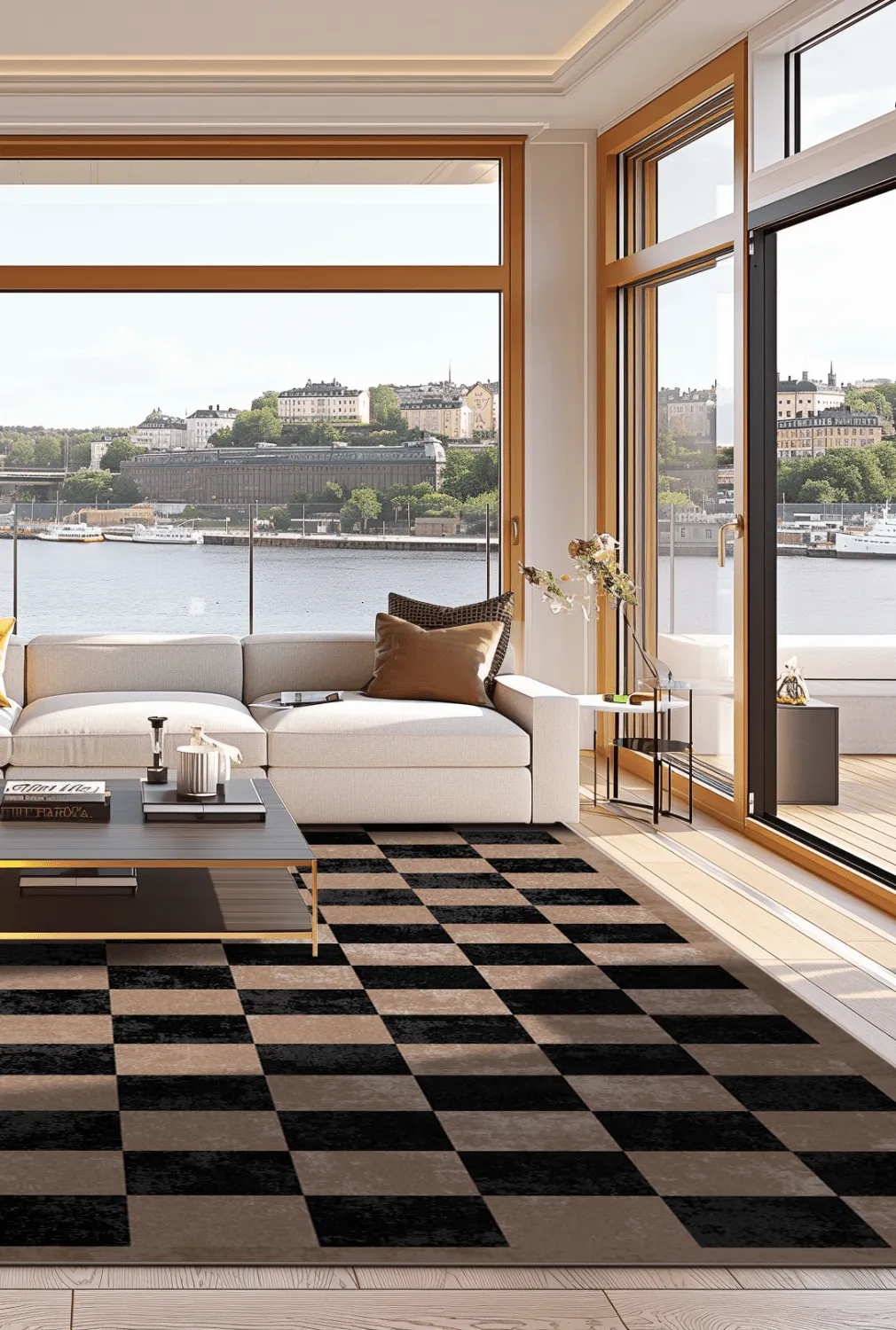 Koberec Wilton - Nevada (čierna/hnedá)