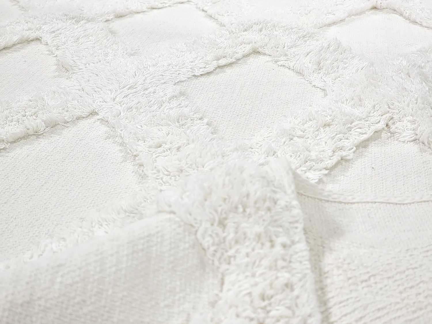 Hladké koberce - Pamplona Natural Cotton Shaggy (offwhite)
