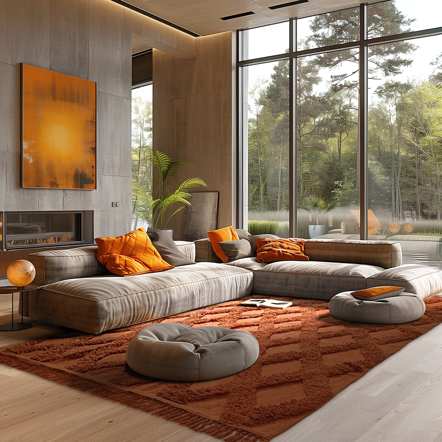 Koberce s dlhým vlasom - Pamplona Natural Cotton Shaggy (terracota)