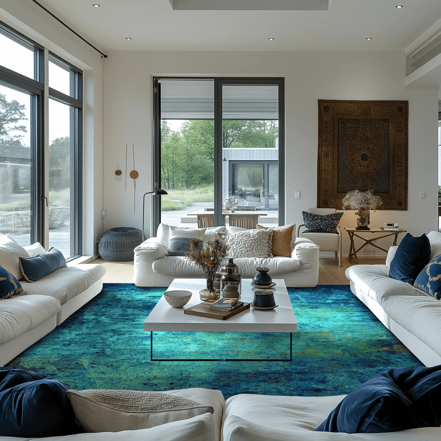 Koberec Wilton - Pardos (modrá)