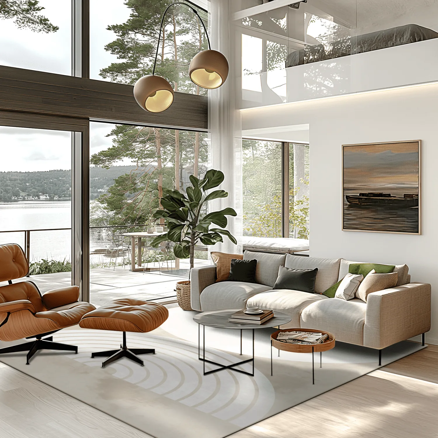 Koberec Wilton - Dřevo (béžová/bílá)