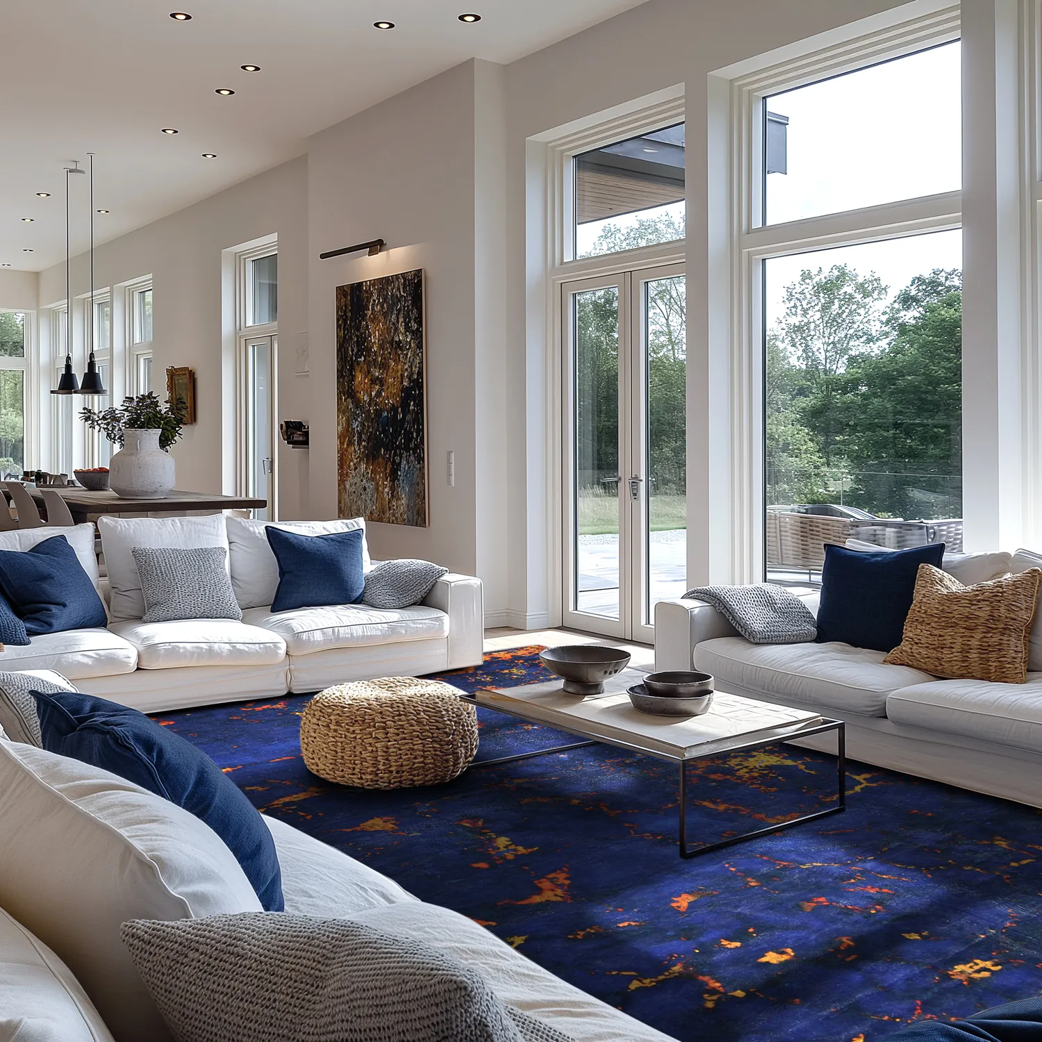 Koberec Wilton - Peralta (modrá)