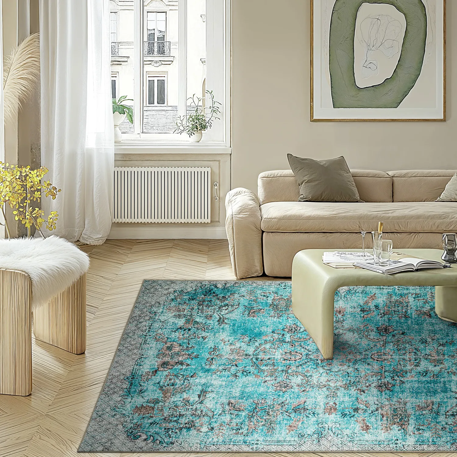 Koberec Wilton - Rosalie (modrý)