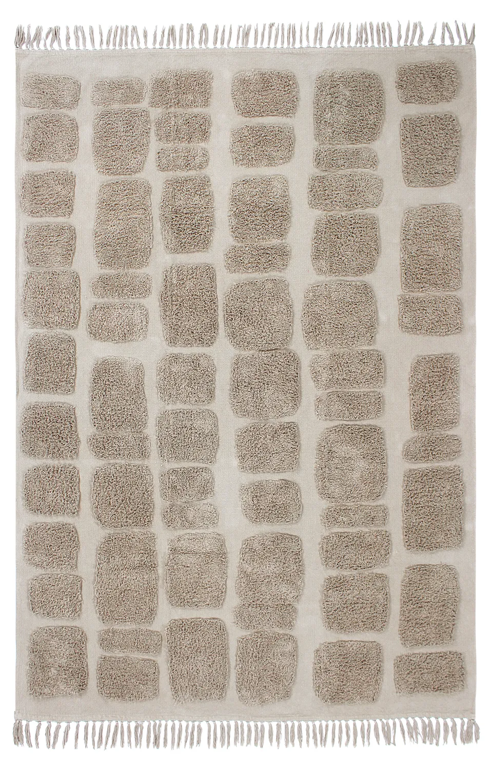 Koberce s dlhým vlasom - Salem Natural Cotton Shaggy (taupe)