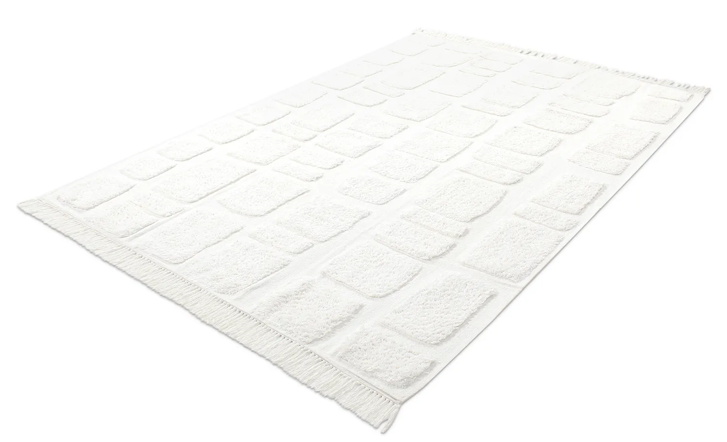 Koberce s dlhým vlasom - Salem Natural Cotton Shaggy (offwhite)