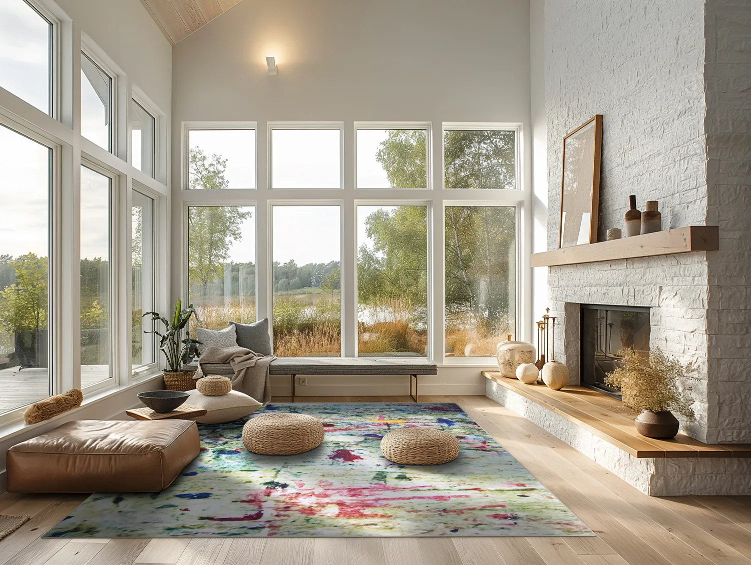 Wilton koberec - Satriano Blur (šedý/multicolor)