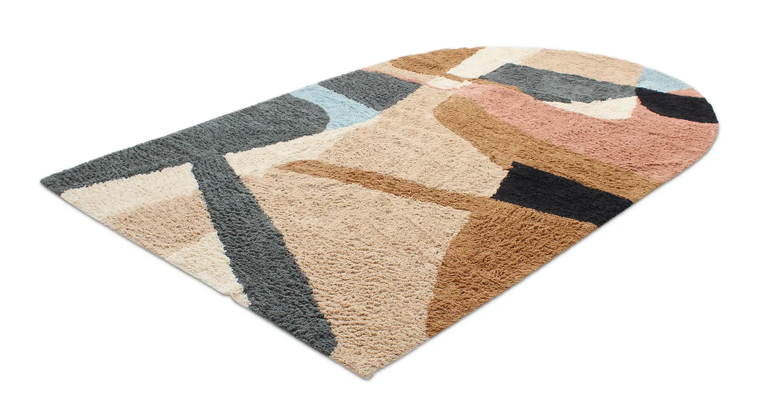 Hladké koberce - Sion Natural Cotton Shaggy (multi)