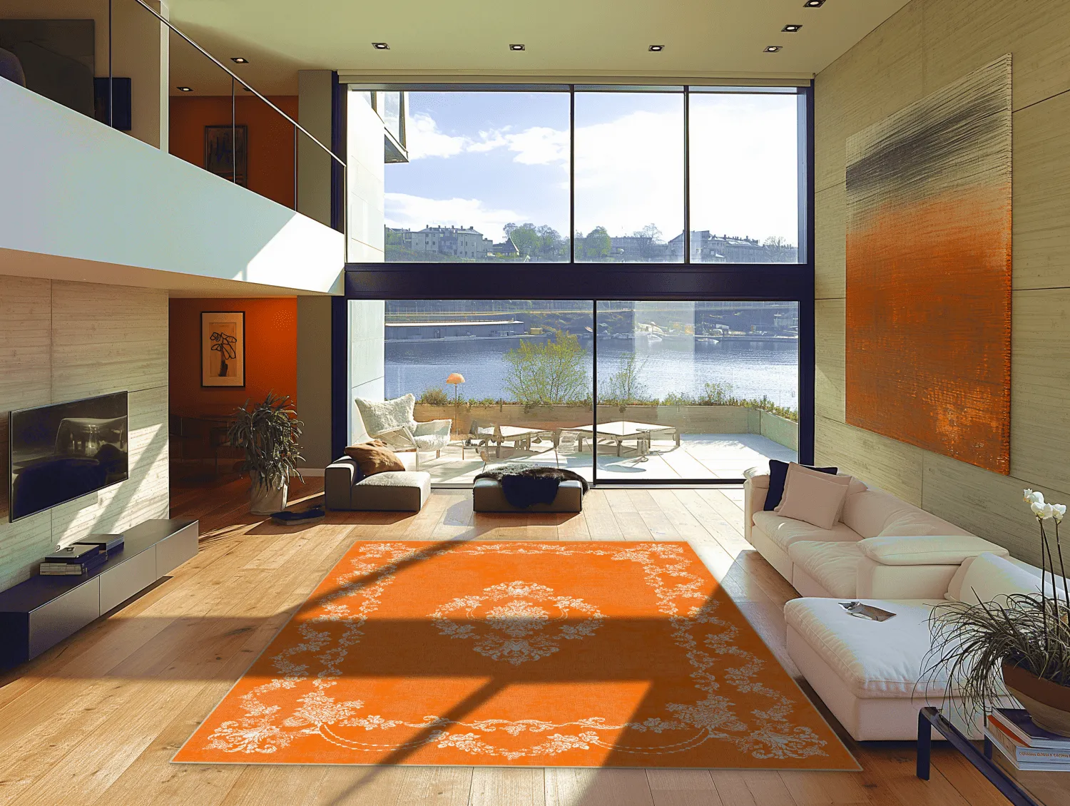 Koberec Wilton - Taknis (oranžový)