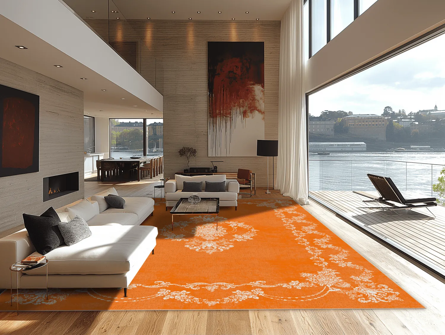 Koberec Wilton - Taknis (oranžový)