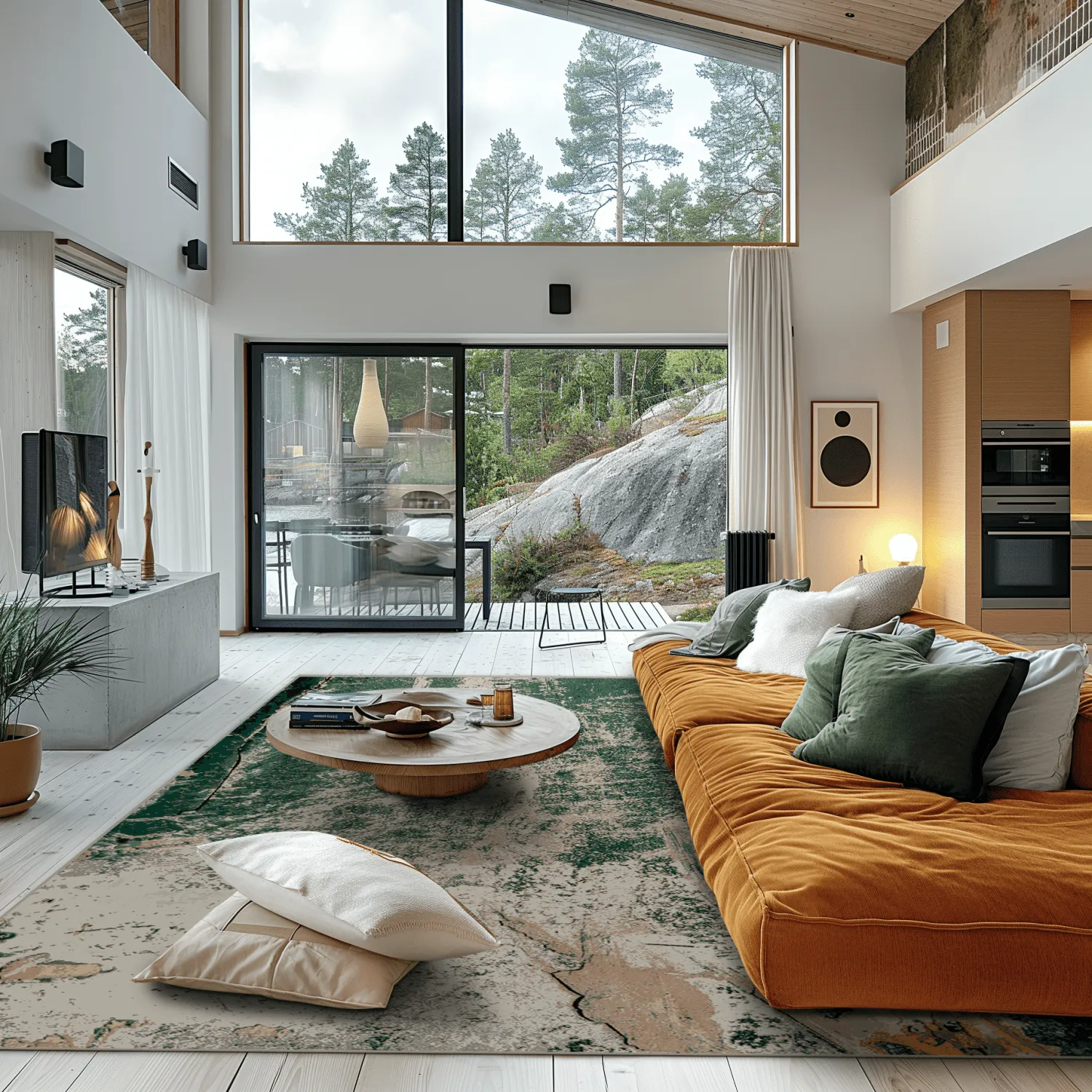 Koberec Wilton - Tamalous (béžový/zelený)