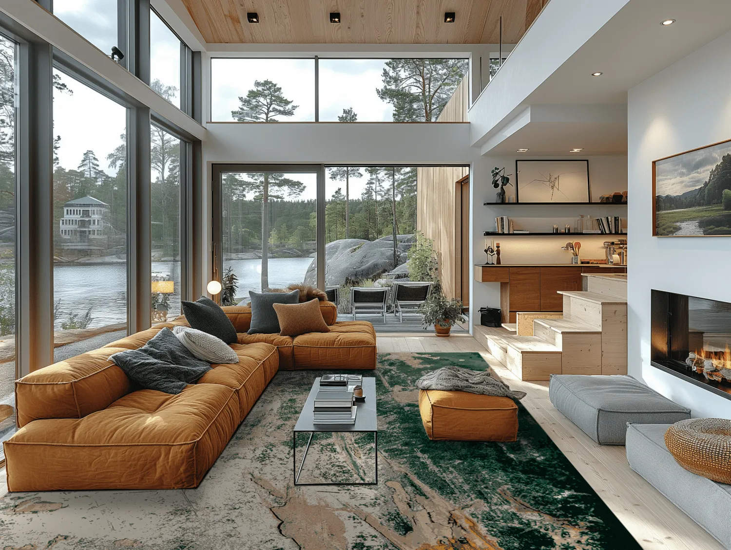 Koberec Wilton - Tamalous (béžový/zelený)