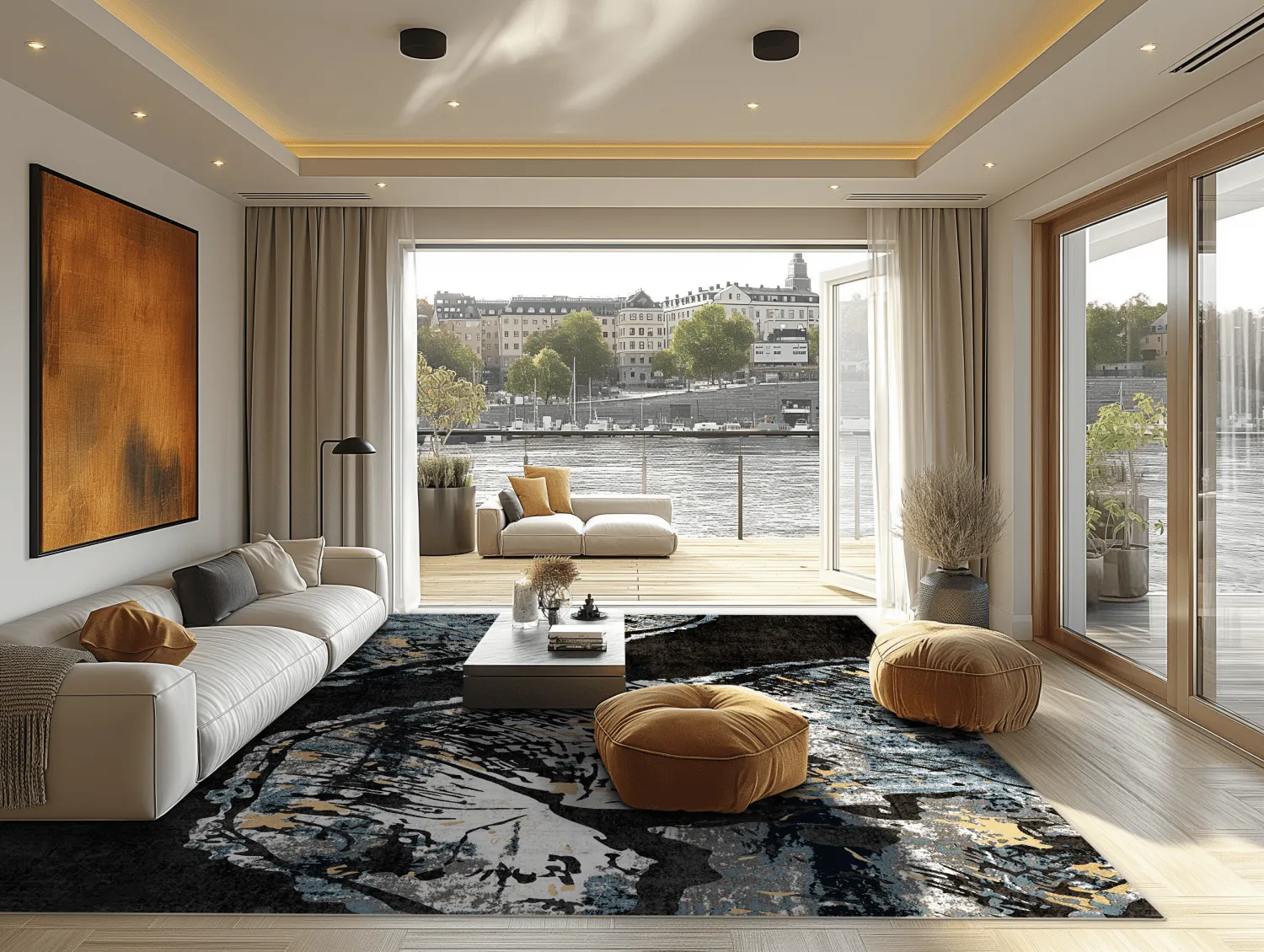 Koberec Wilton - Tamsim (čierna/multi)