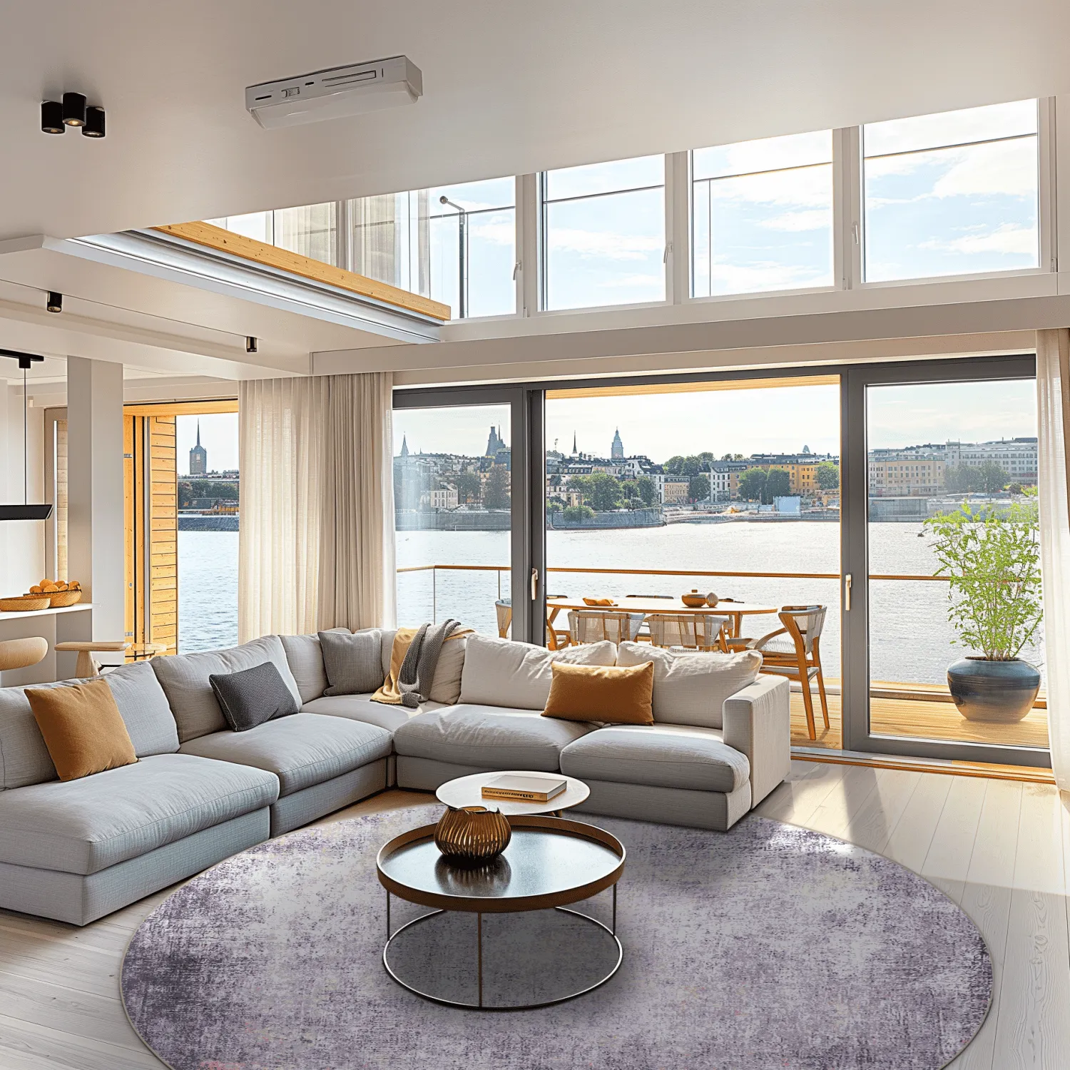 Koberec okrúhly - Tarnos (fialový)