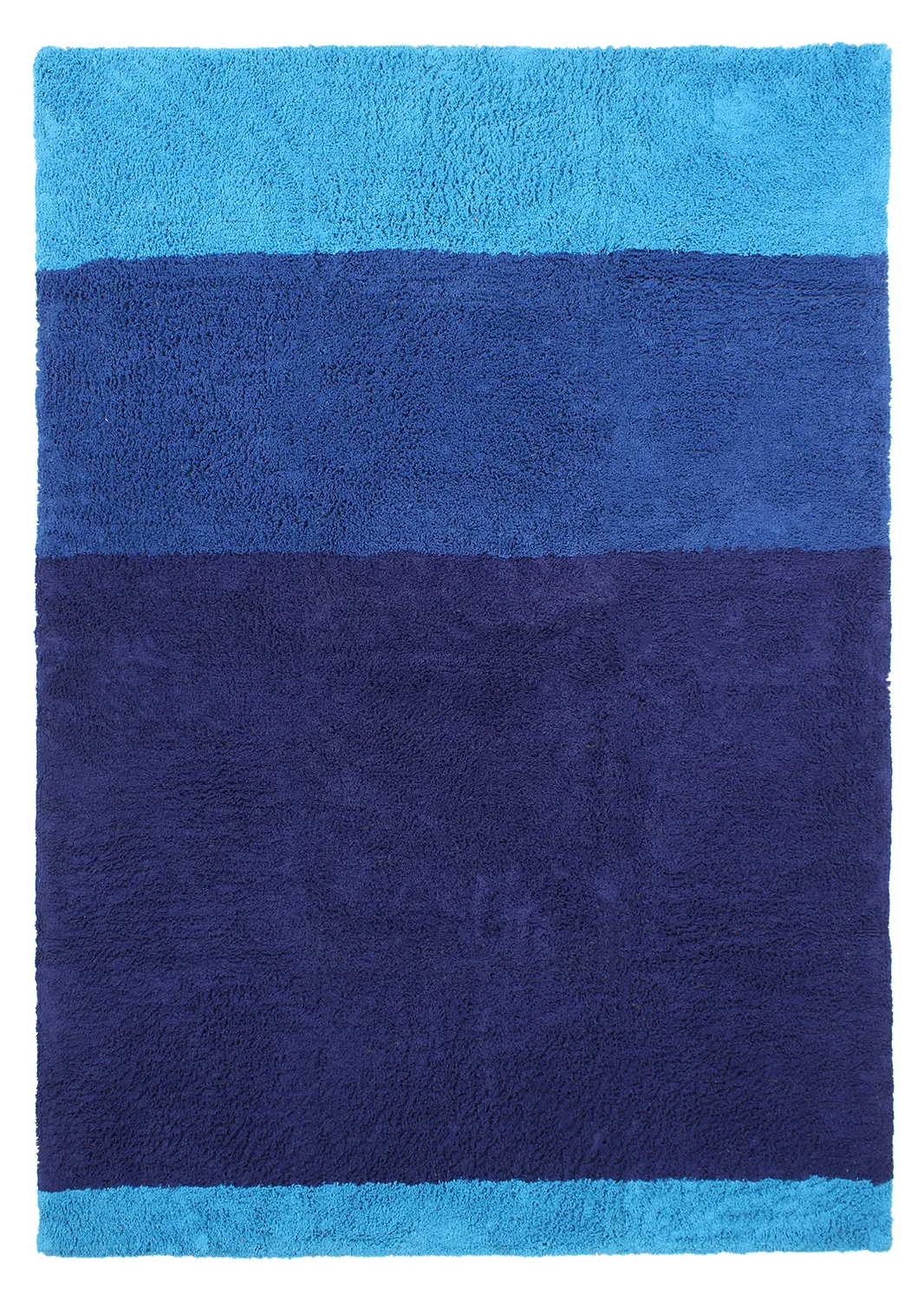 Koberec s dlhým vlasom - Taro Natural Cotton Shaggy (modrý)