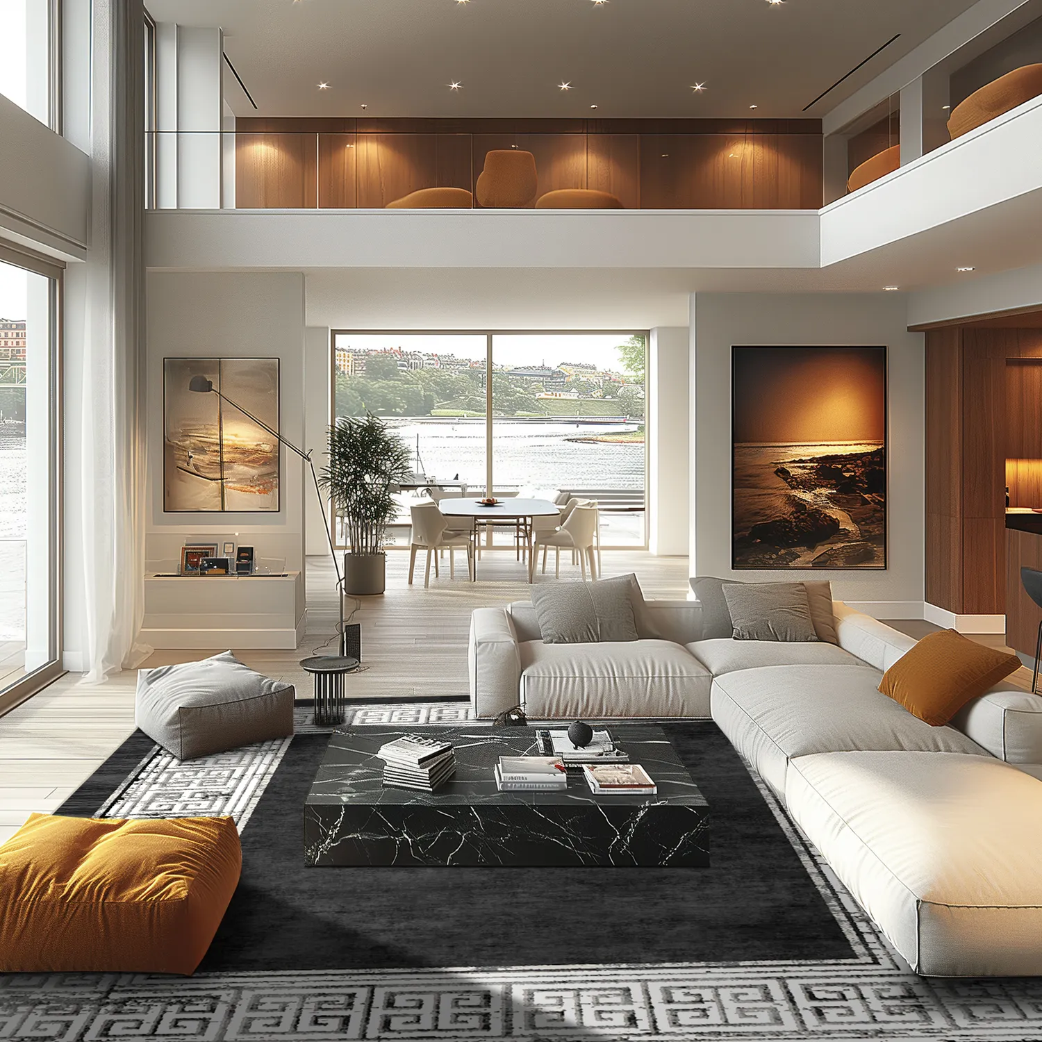 Koberec Wilton - Tilos (čierny/biely)