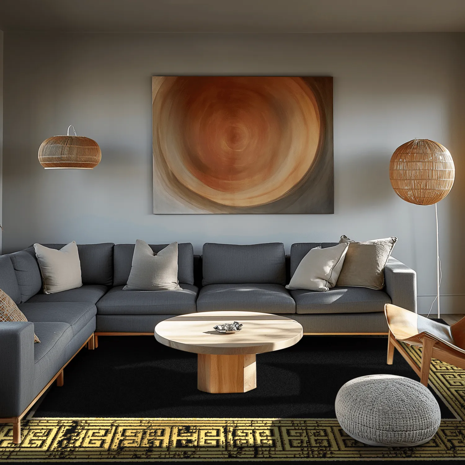 Koberec Wilton - Tilos (čierny/zlatý)