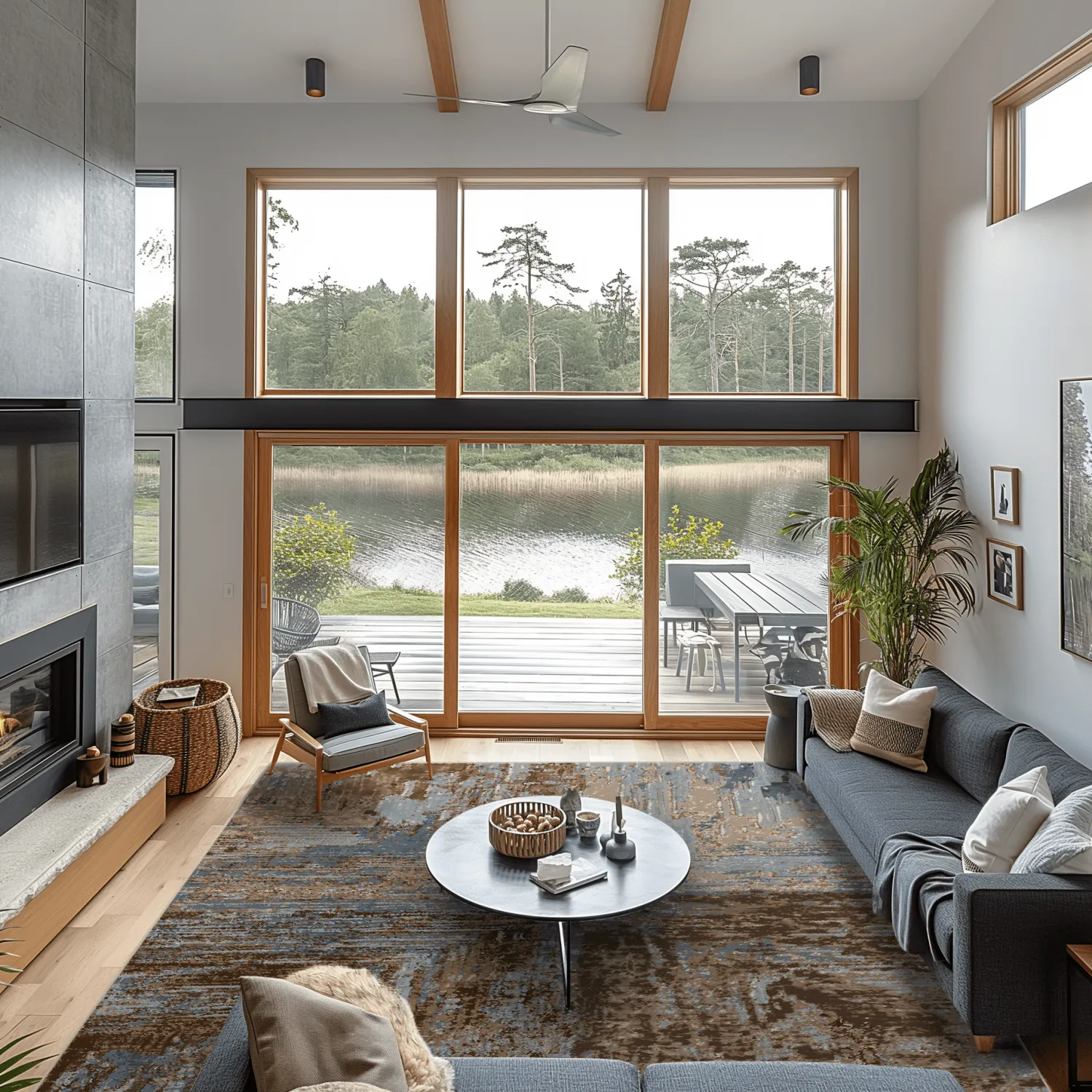 Koberec Wilton - Tizzano (modrý/multicolor)