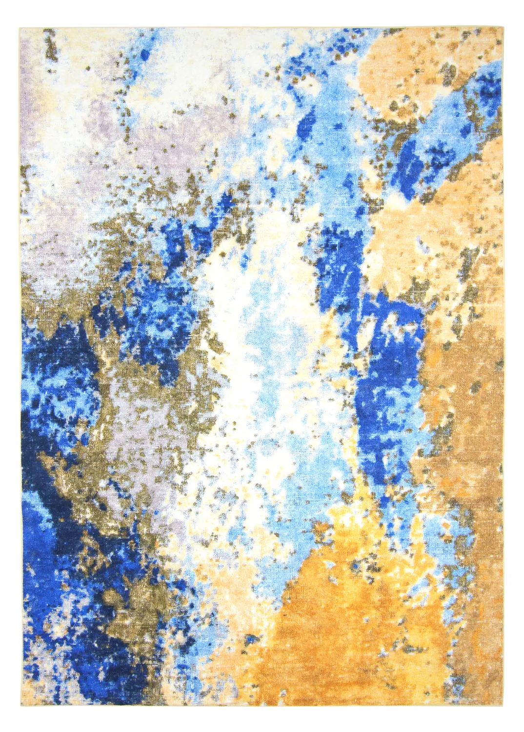 Koberec Wilton - Travale (modrá/žltá/multicolor)