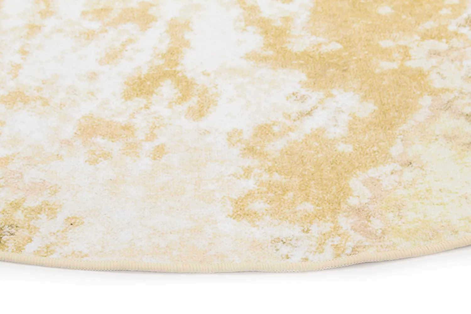 Kruhový koberec - Travale (žltý)