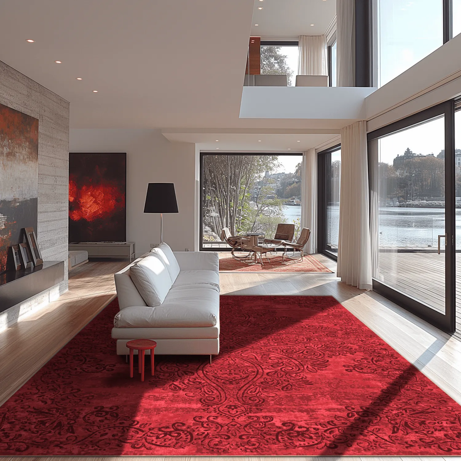 Koberec Wilton - Valenza (červený)