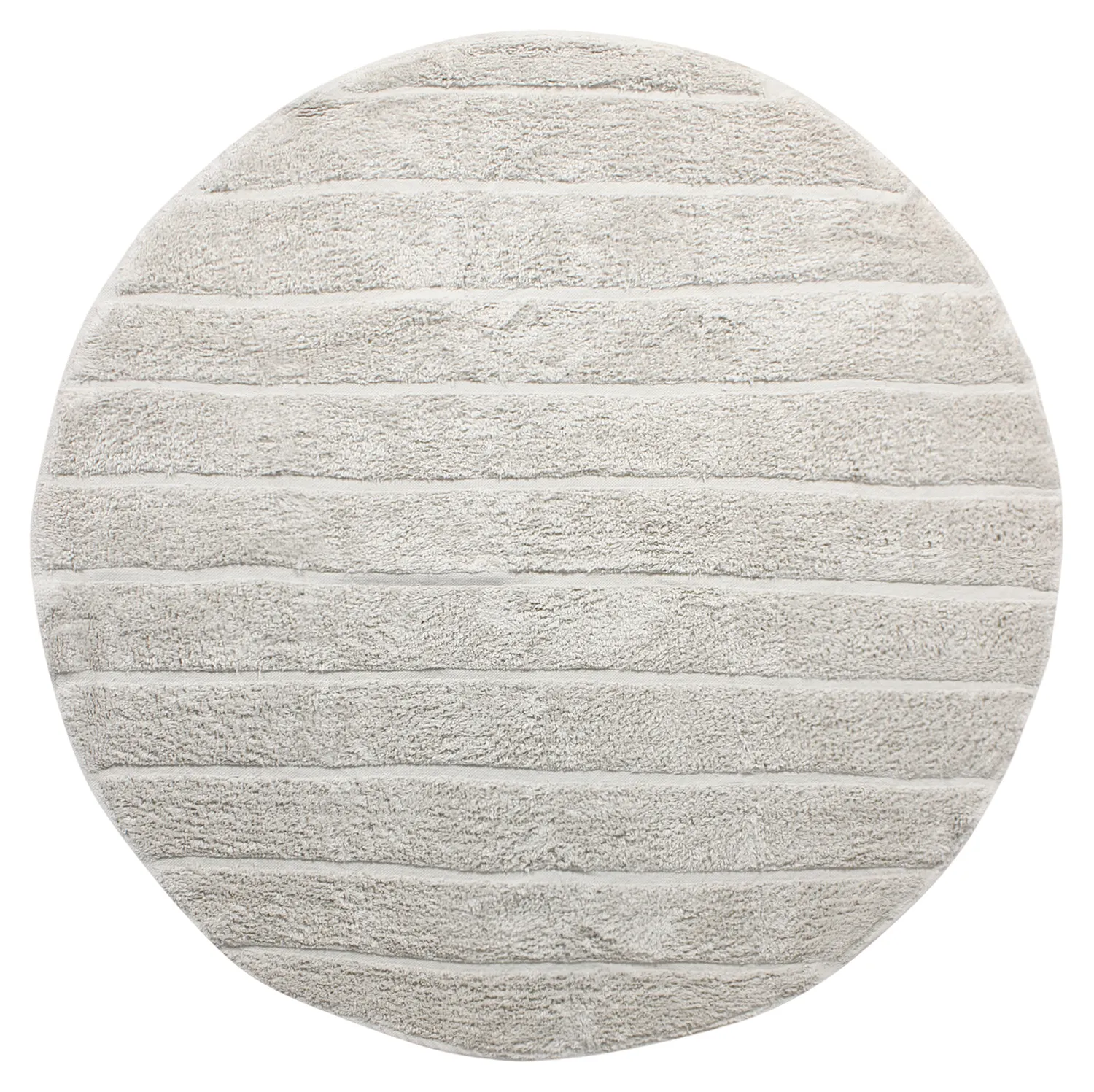 Kolo koberce - Willow Natural Cotton Shaggy (greige)