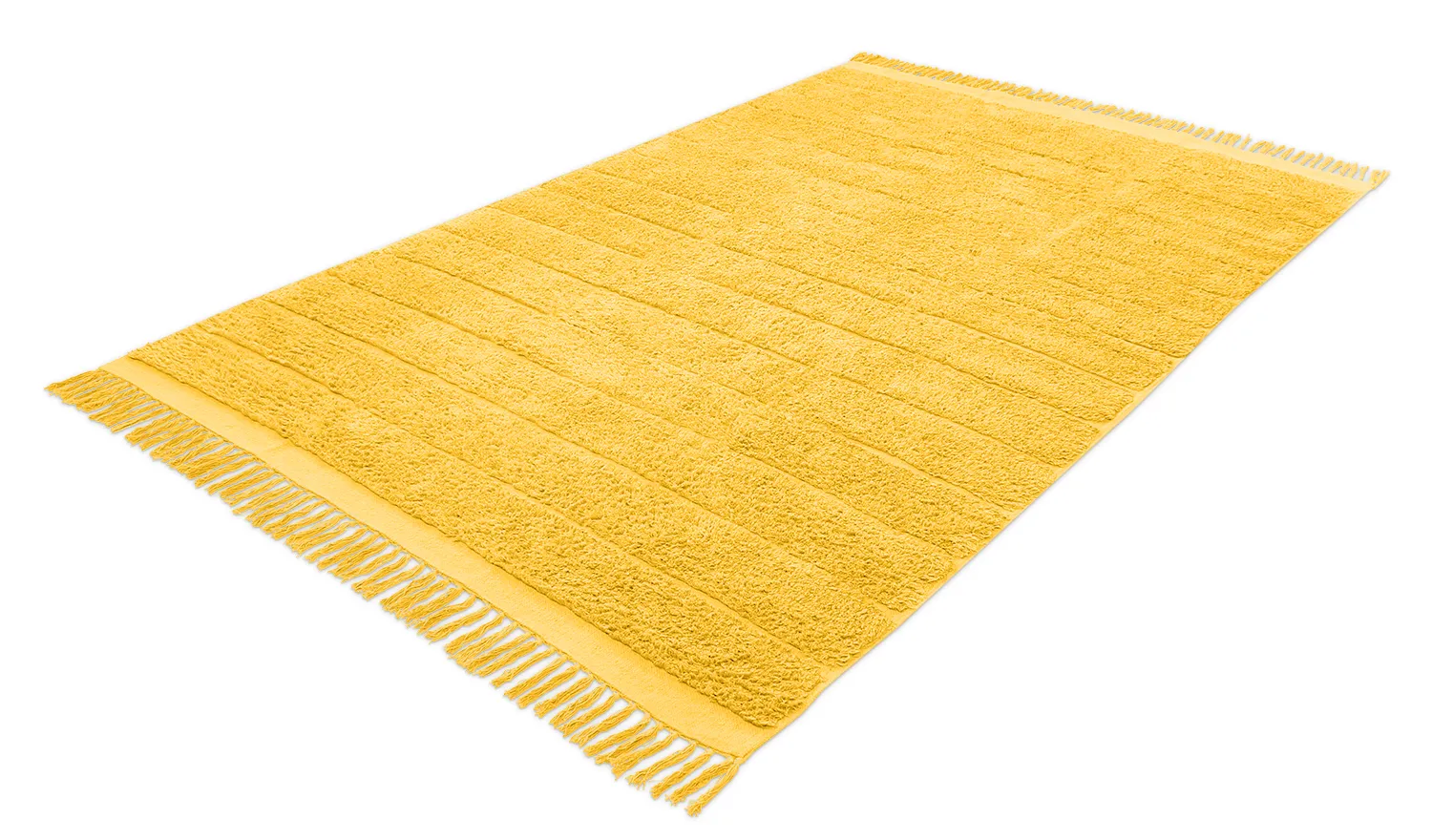 Koberce s dlhým vlasom - Willow Natural Cotton Shaggy (žltý)