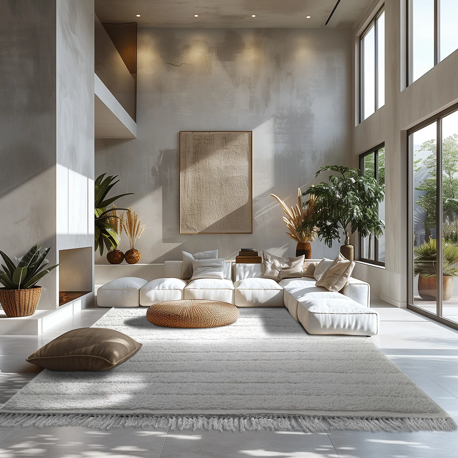 Koberce s dlhým vlasom - Willow Natural Cotton Shaggy (offwhite)