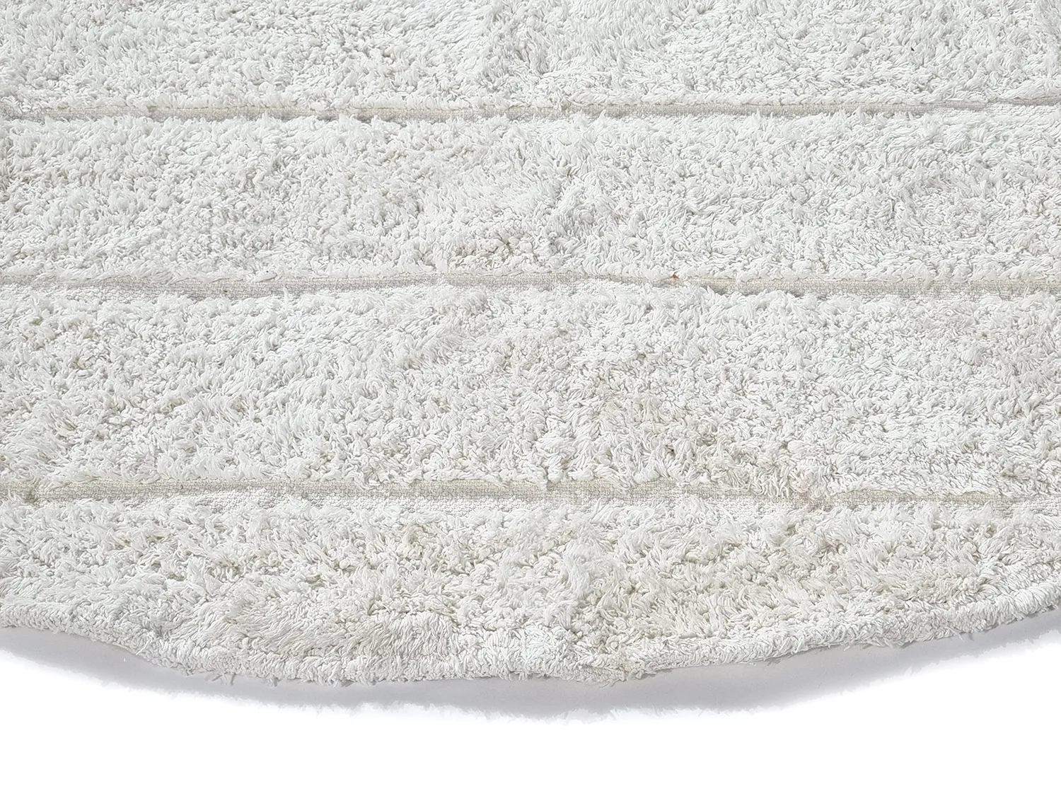 Kolo koberce - Willow Natural Cotton Shaggy (offwhite)