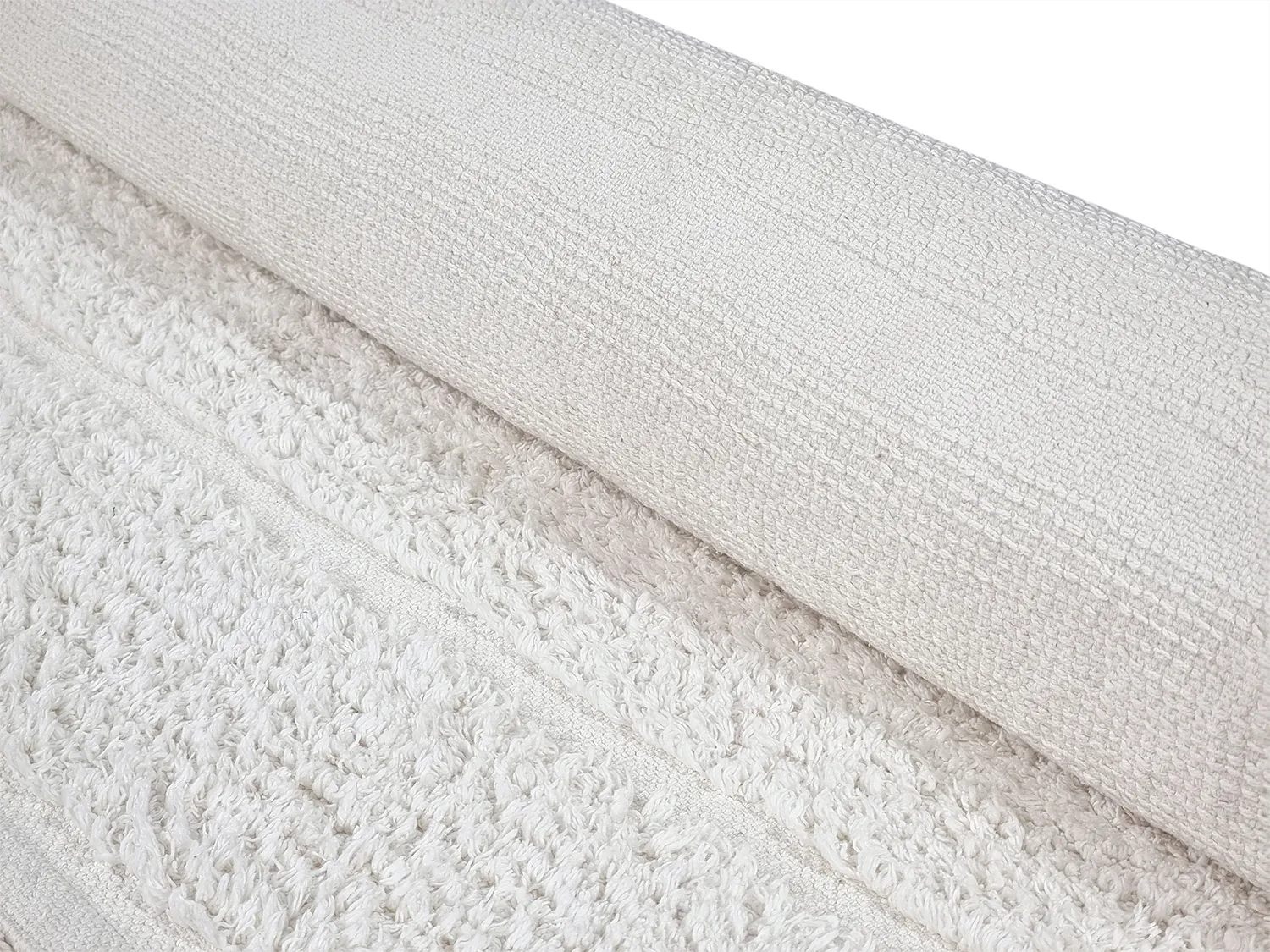 Kolo koberce - Willow Natural Cotton Shaggy (offwhite)