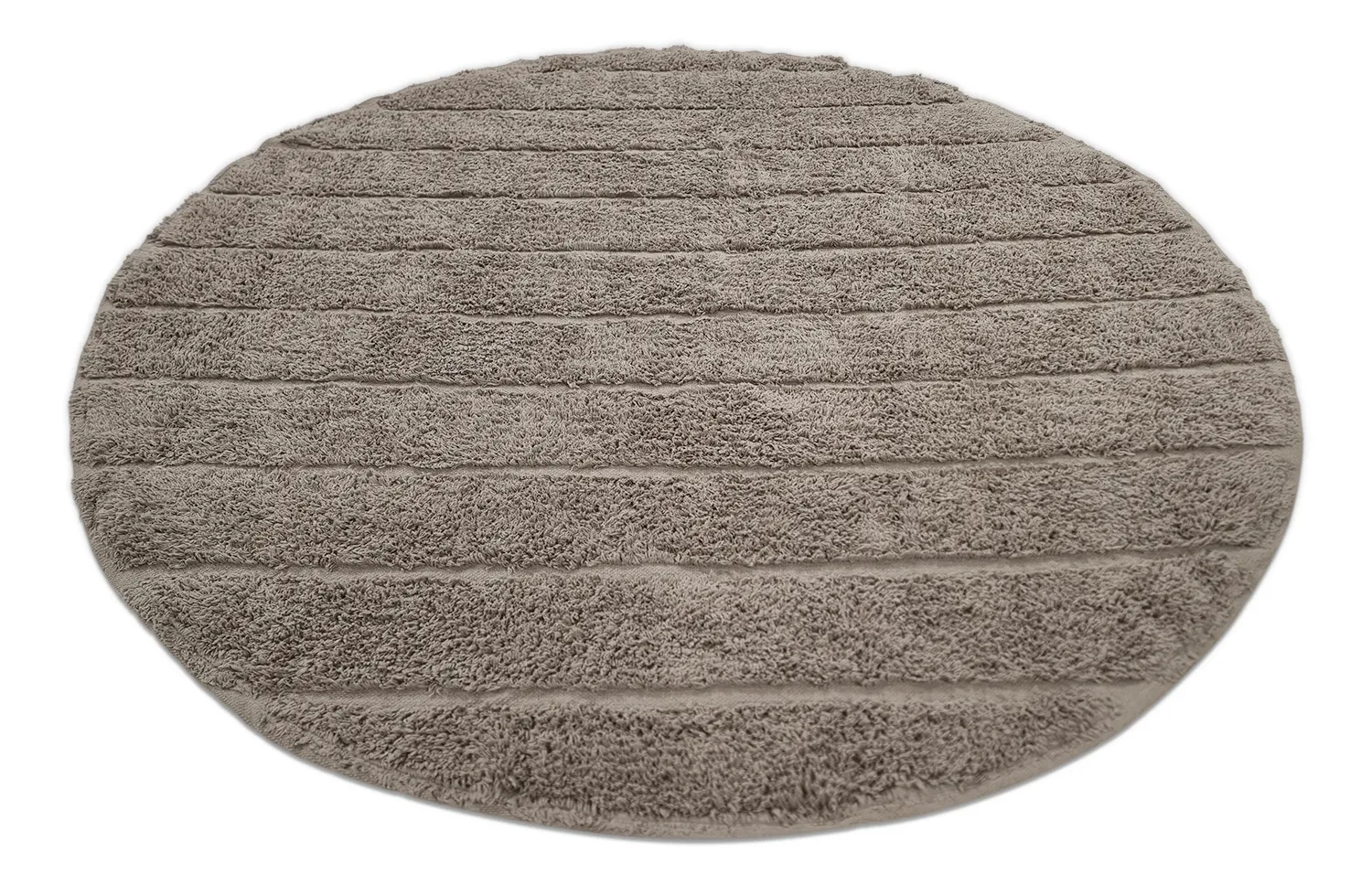 Kolo koberce - Willow Natural Cotton Shaggy (taupe)
