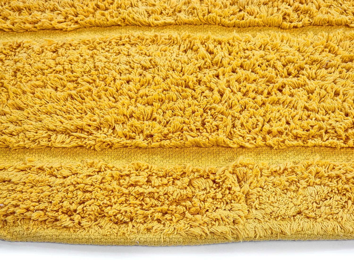 Kolo koberce - Willow Natural Cotton Shaggy (žltý)