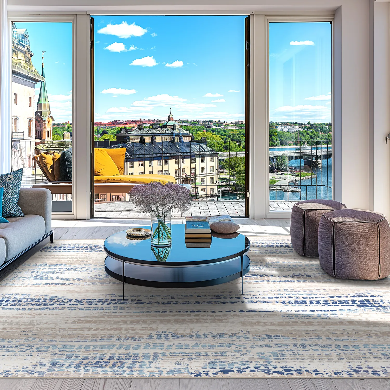 Koberec Wilton - Yafran (modrá)