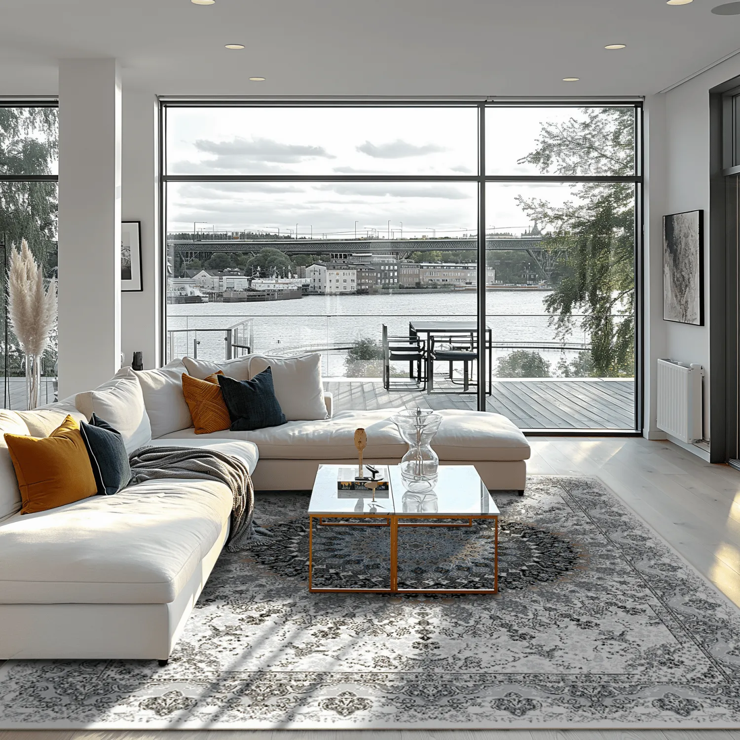 Koberec Wilton - Yelda (biely/multikolórový)