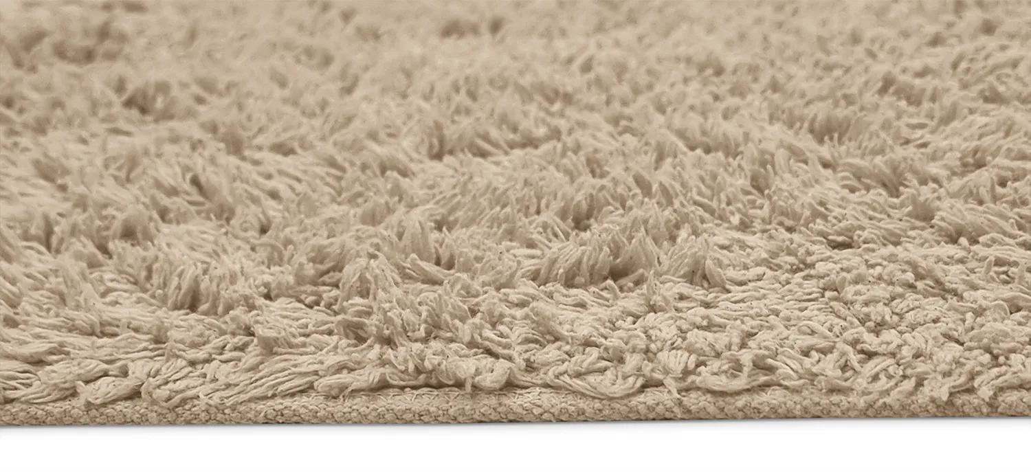 Koberce s dlhým vlasom - Alba Natural Cotton Shaggy (béžová)