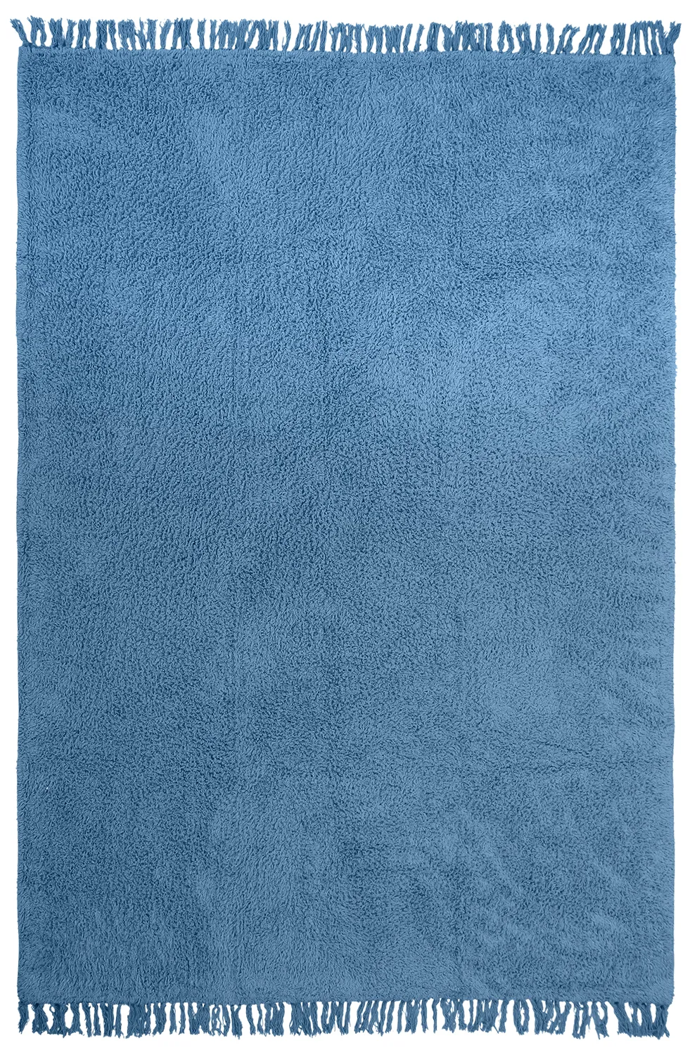 Koberce s dlhým vlasom - Alba Natural Cotton Shaggy (modrý)