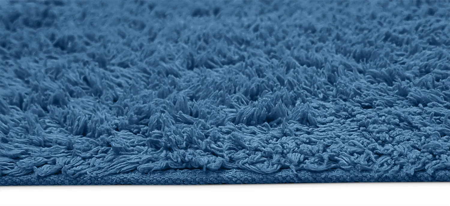 Koberce s dlhým vlasom - Alba Natural Cotton Shaggy (modrý)