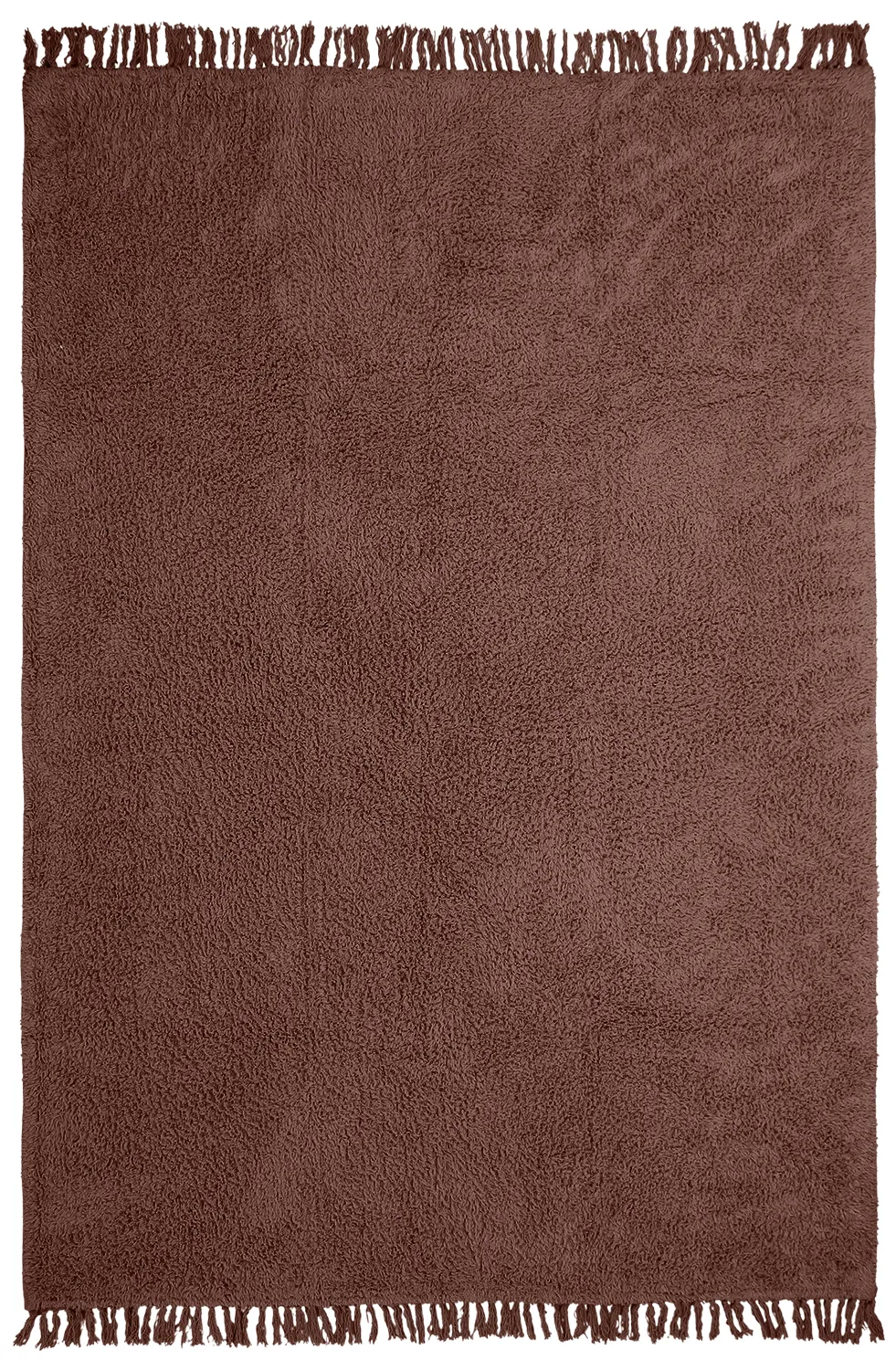 Koberce s dlhým vlasom - Alba Natural Cotton Shaggy (hnedý)