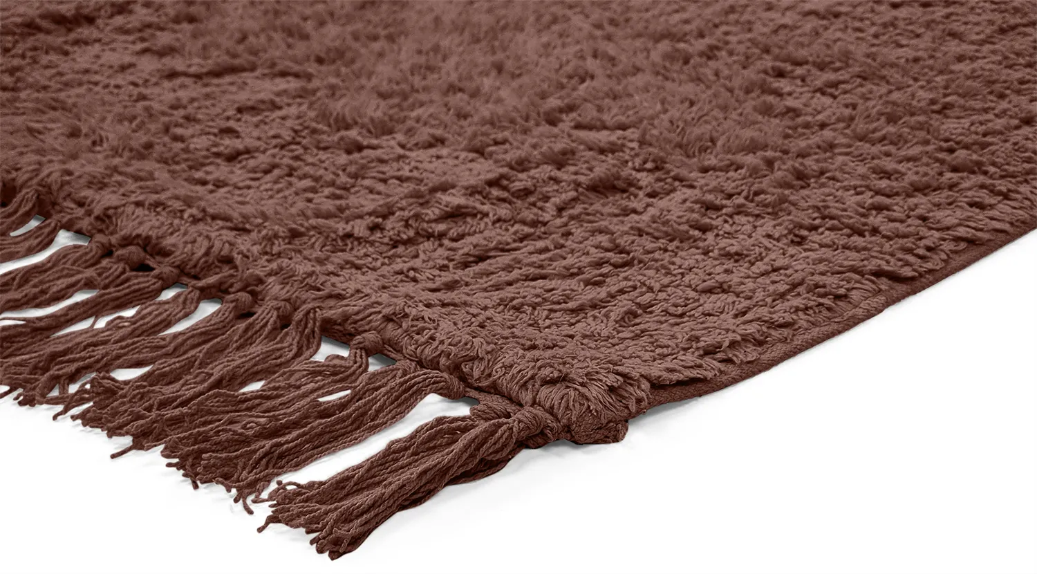 Koberce s dlhým vlasom - Alba Natural Cotton Shaggy (hnedý)
