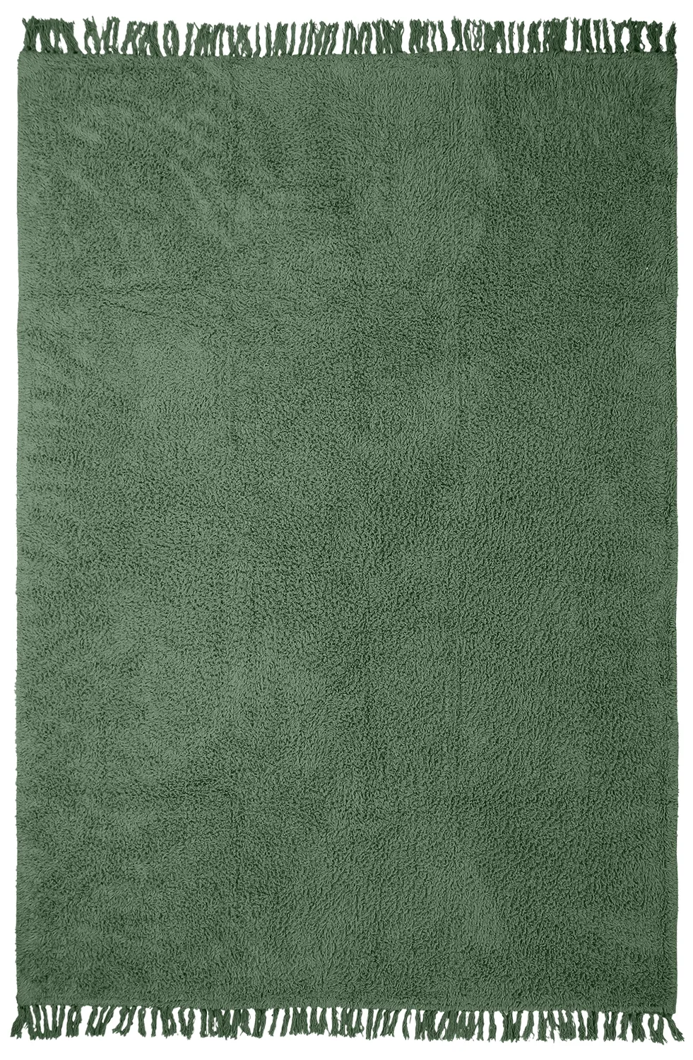 Koberce s dlhým vlasom - Alba Natural Cotton Shaggy (zelená)