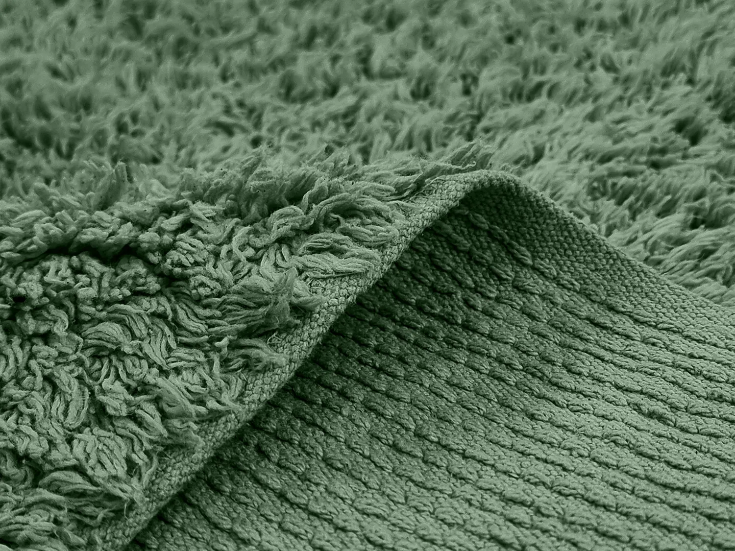Koberce s dlhým vlasom - Alba Natural Cotton Shaggy (zelená)