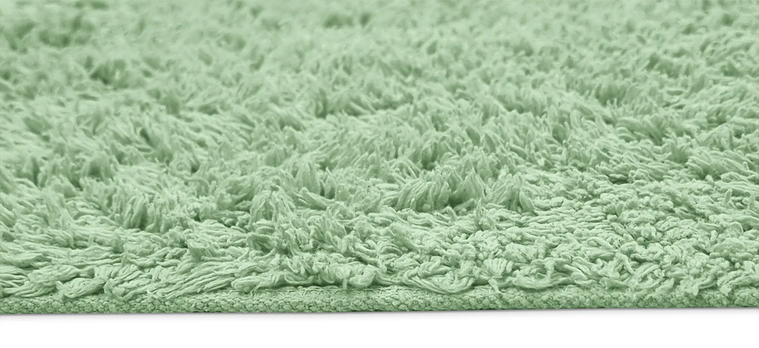 Koberce s dlhým vlasom - Alba Natural Cotton Shaggy (svetlozelená)