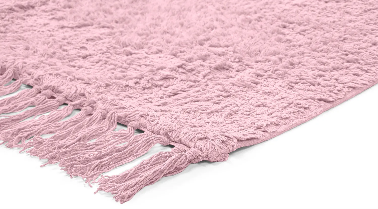 Koberce s dlhým vlasom - Alba Natural Cotton Shaggy (svetloružová)