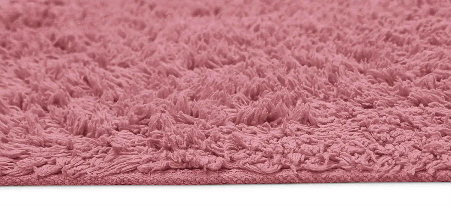 Koberce s dlhým vlasom - Alba Natural Cotton Shaggy (ružová)