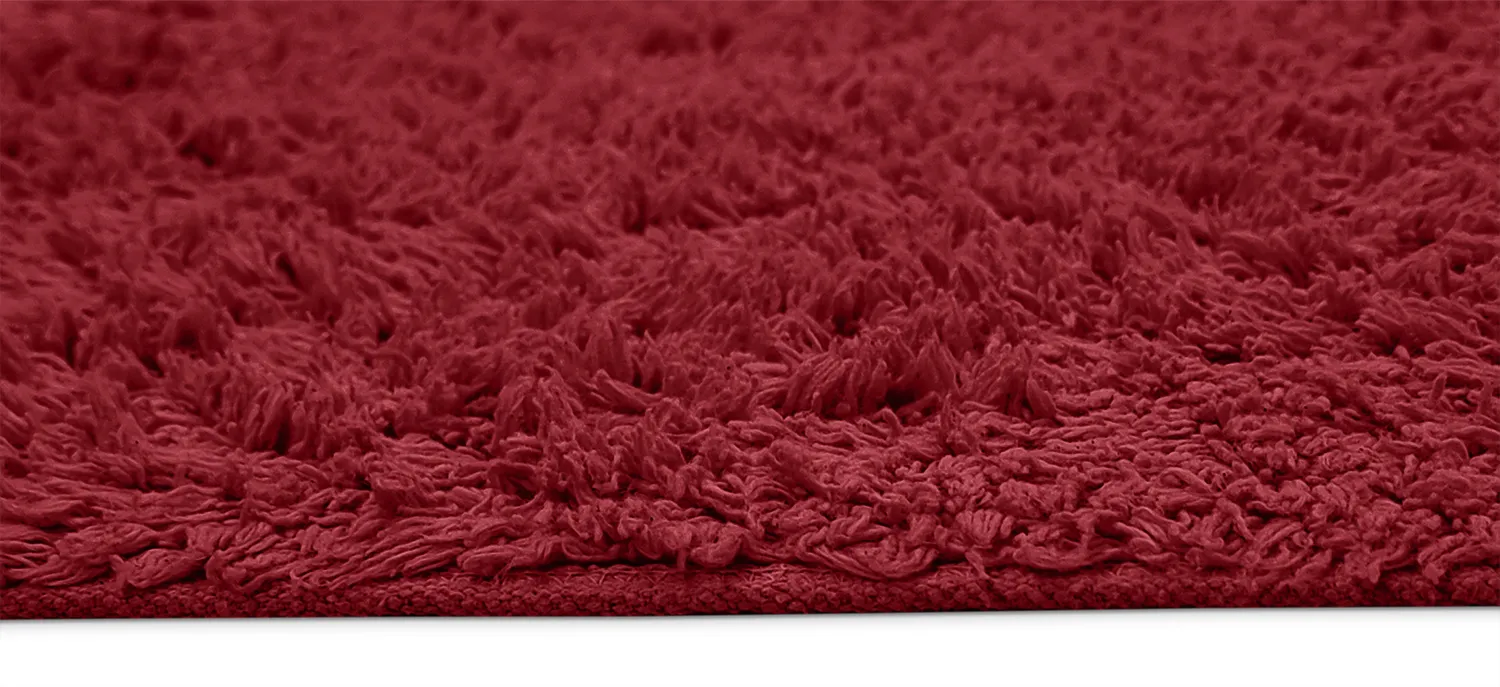 Koberce s dlhým vlasom - Alba Natural Cotton Shaggy (bordó)