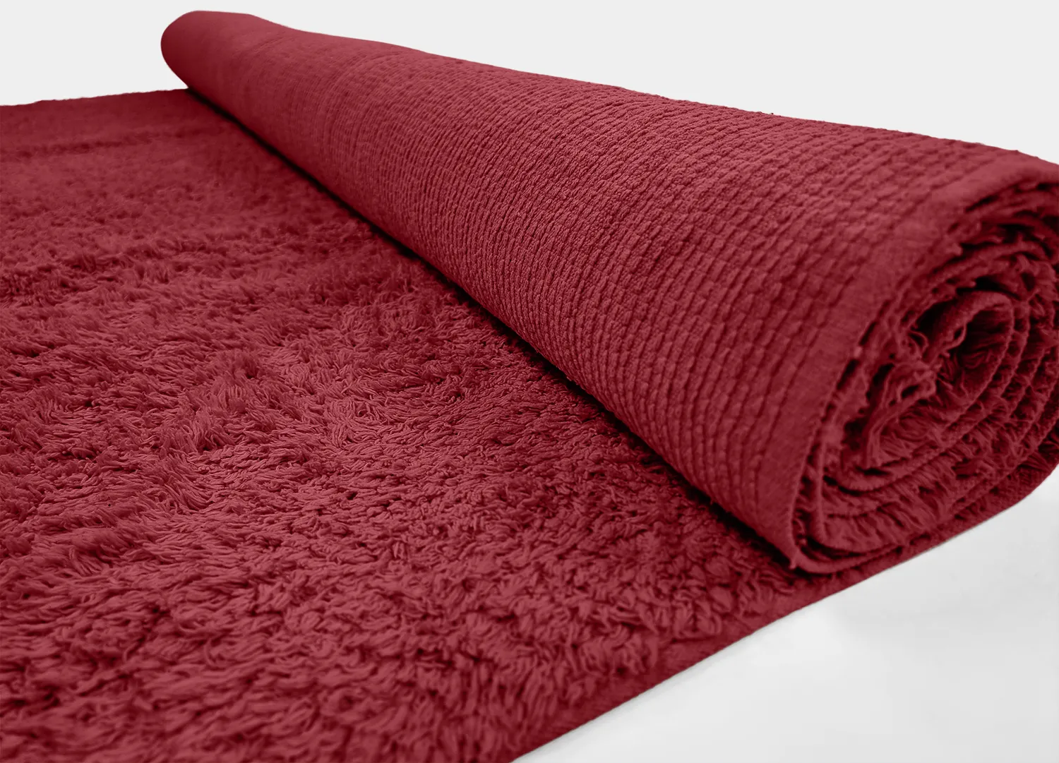 Koberce s dlhým vlasom - Alba Natural Cotton Shaggy (bordó)