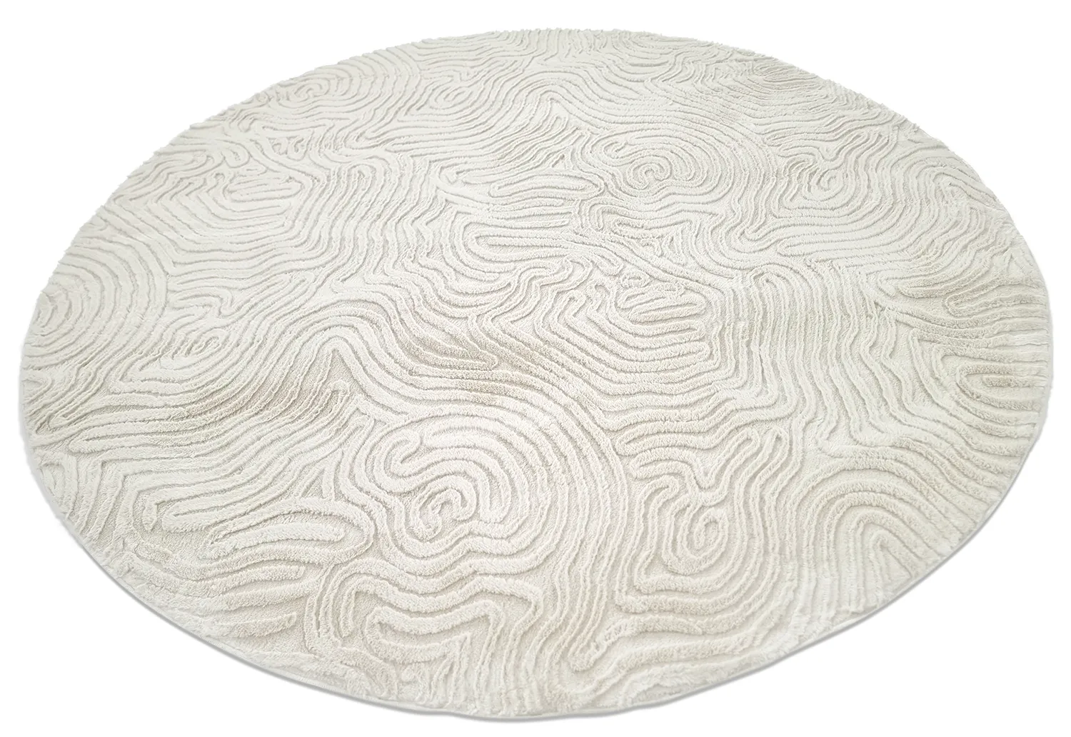 Kolo koberce - Amora (offwhite)