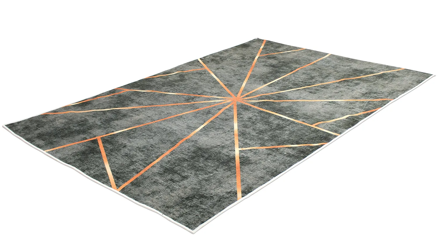 Koberec Wilton - Bellizzi (zelená/oranžová)